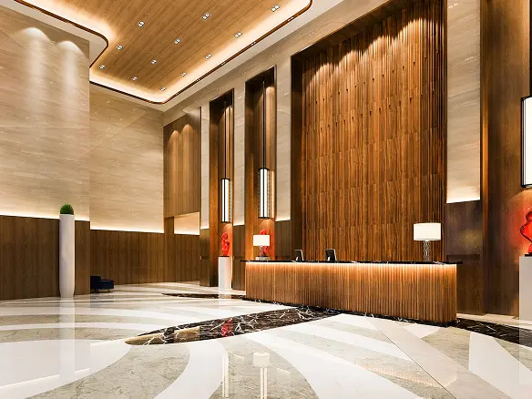 Luxury Hotel Lobby
